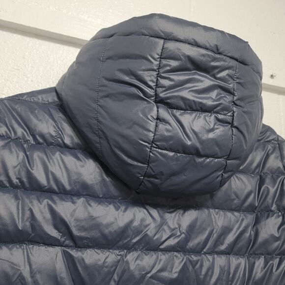 NWT Luzern Goose Down Full-Zip Puffer Jacket Size 2XL Blue Hooded - Picture 7 of 12